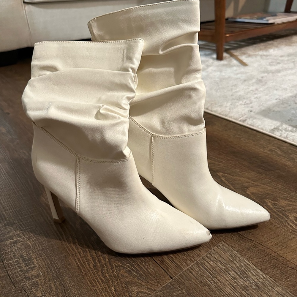 White booties
